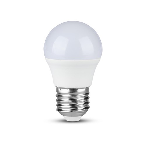 6,5W E27 LED-lampa - G45, klotlampa, 230V