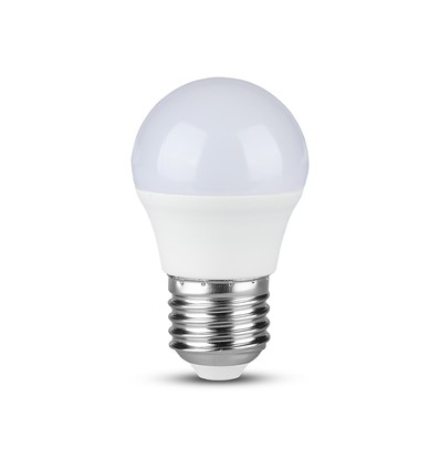 6,5W E27 LED-lampa - G45, klotlampa, 230V