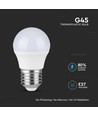 6,5W E27 LED-lampa - G45, klotlampa, 230V