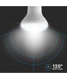 8,5W E27 LED-lampa – 3000K, R63