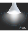 E27 11W LED-lampa PAR30 - 40° spridning