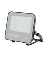 VT-4455 projektör 50W - LED, Cree-chip, 3000K, svart hus, grått glas, 135lm/W, 6 års garanti, IP65