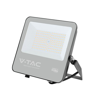 1M VT-44101 LED projektör 100W - Cree-chip, kabel, 3000K, svart hus, 135 lm/W, 6 års garanti, IP65