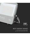 100W LED strålkastare - 135lm/W, CREE LED chip, IP65, svart, 6 års garanti