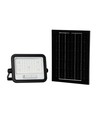 VT-104W LED projektor 100W - med solpanel, CCT: 7in1, svart hus, batteriindikator, IP65