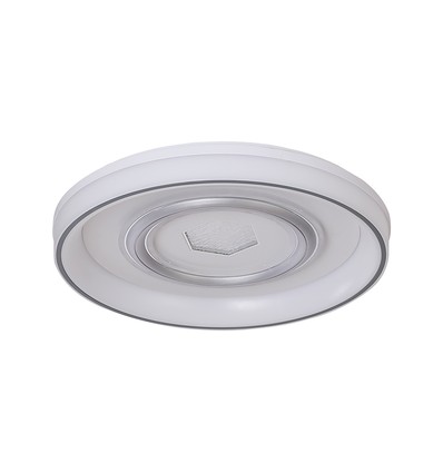 485x70mm VT-7748 taklampa 48W LED - dekorativ, 3-i-1, vit, med IR fjärrkontroll
