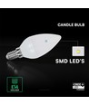 E14 4,5W LED kronljus - C37, 470lm, Samsung LED chip