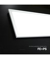 1200x300mm VT-6147 panel 40W LED - 2-i-1 bakbelyst, Cree-chip, 4000K, 6 års garanti, 110lm/W