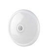 Vt-13 kupollampa 12W - med PIR-sensor, Cree-chip, 4000K, vitt hus