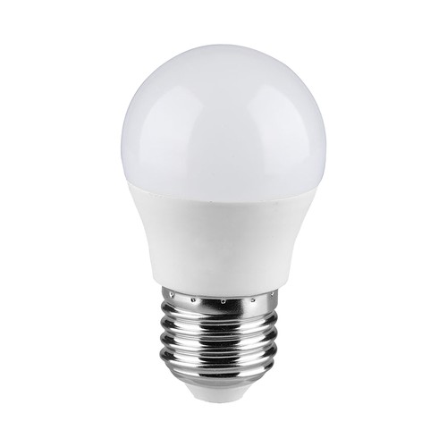 G45 VT-290 LED 6,5W E27 - plastlampa, Cree-chip, 4000K, 6 års garanti