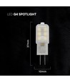 Vt-201 LED 1,1W G4 - plast spotlight 3000K