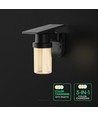 0,9W Solara LED vägglampa med solcell - IP54, svart, 120lm, 3-i-1 CCT, inkl. fjärrkontroll