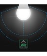 A60 VT-2112 LED 10,5W E27 - plastlampa, Cree-chip, 3000K, 6 års garanti