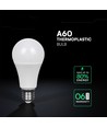 A60 VT-2112 LED 10,5W E27 - plastlampa, Cree-chip, 6500K, 6 års garanti