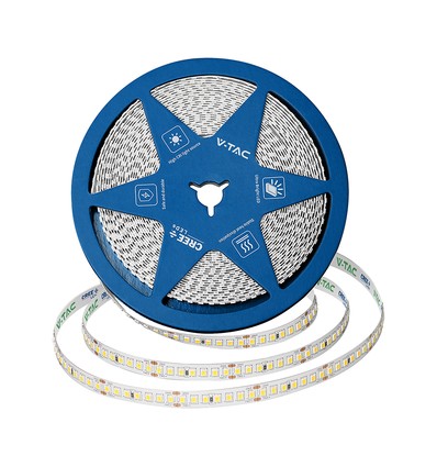 10m 12W/m LED-strip, 168 LED per meter - 24V, IP20, 140lm/W, SMD2835