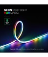 5m VT-562 neonljuslist - med kontroll, Magic RGB, set, DC 5V, pris/set