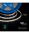 120 VT-2835 LED-ljusslinga 8W/m - Cree-chip 3000K IP20 24V 5mm dubbel PCB (10m/rulle)(pris/m)