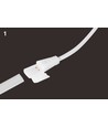 5m 230V RA93 vattentät HiCri slim COB strip - Inne/Ute, IP67, 296 LED, 10W/m, självhäftande