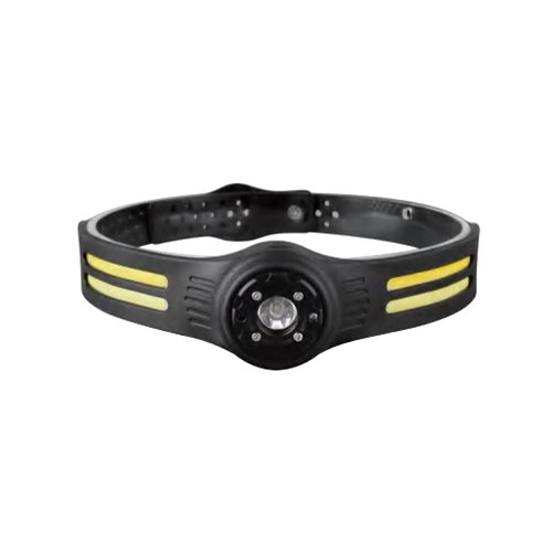 3W+5W uppladdningsbar LED pannlampa - 470lm, 230° vidvinkel, IP44