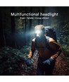 3W+5W laddningsbar LED pannlampa - 470lm, 230° vidvinkel, IP44, inkl. batteri
