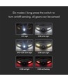 3W+5W laddningsbar LED pannlampa - 470lm, 230° vidvinkel, IP44, inkl. batteri
