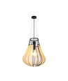 420x500 mm VT-89010 taklampa E27 - dekorativ, matt svart med beige, metallsserie