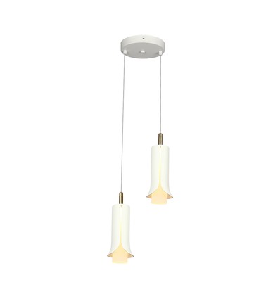 2x5W LED Designer pendellampa - Ø15cm, 3000K, inkl. ljuskälla