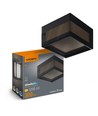 9W LED vägg/taklampa, RA90 - IP65, 111lm/W, CCT, svart, bulkhead, inne / ute