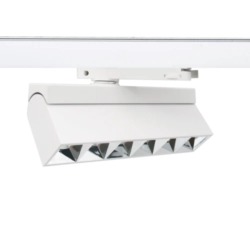 36W 3-fas RA92 LED-skena - 23,5 cm, vit, justerbar