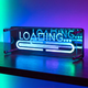 RGB LOADING Neonskylt - Infinity Mirror-effekt, Bluetooth, App-styrning