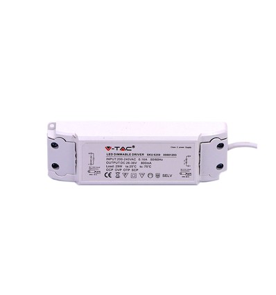 29W LED driver för panel - 800mA, 26-36V, ej dimbar
