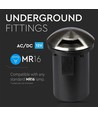 Vt-7678-1 MR16 nedgrävningsspotlampa 12V - IP67, ett fönster