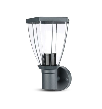 Vt-835 vägglampa E27 - matt svart (upp)