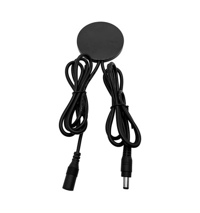 Dold touch-dimmer för LED - Kapacitiv, Svart, 12V (72W), 24V (144W), upp till 2,5cm tjocklek