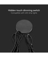 Vt-2412 dimmerbrytare - dold touch, för LED-ljusslinga, svart