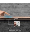 Dold touch-dimmer för LED - Kapacitiv, Svart, 12V (72W), 24V (144W), upp till 2,5cm tjocklek