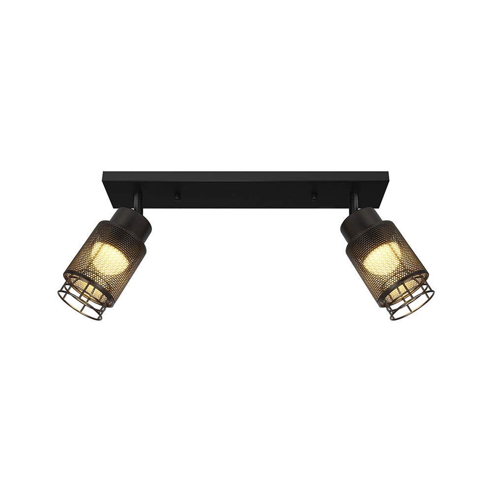 585x211mm Vt 89012 Taklampa 12w Led Dekorativ 3000k Matt Svart Kulör : Varm