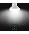 VT-280 LED-lampa 11W E27 - R80, Cree-chip, 6500K, 6 års garanti