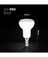 Vt-250 LED-lampa 4,8W E14 - R50, Cree-chip, 3000K, 6 års garanti