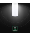 T37 VT-237 LED 7,5W E27 - plastlampa, Cree-chip, 6500K, 6 års garanti