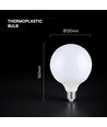 E27 22W LED glob-lampa - Ø12 cm, 6 års garanti, G120, Cree chip