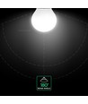 E27 3,7W LED kronlampa - G45, 320lm, ersätter 25W, 180°