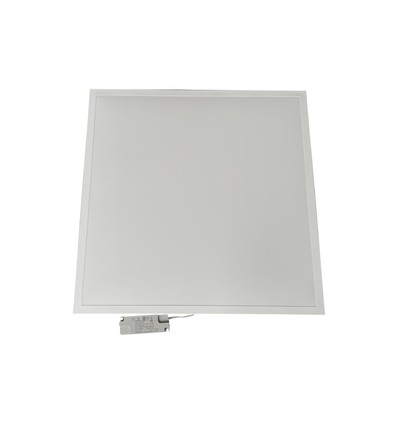 60x60 bakbelyst LED-panel, 40W - 120 lm/W, slim, 18mm hög, vit kant