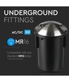 Vt-7678-2 Mr16 nedgrävningsspotlampa - 12V, IP67, två fönster