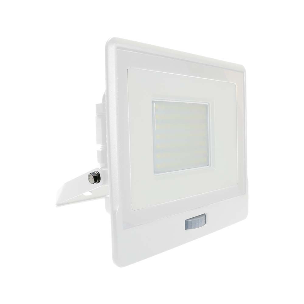 Vt 158s Led Projektor 50w Med Pir Sensor Samsung Chip 4000k Vitt Hus Kulör : Neutral