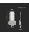 150W LED gatuarmatur, Samsung LED chip - 135lm/W, IP65, 6500K, 5 års garanti