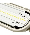 1200 mm Limea Gigant LED-armatur 38W - vattentät, neutralvit, 230V, 120°, IP65, IK10, 1190x72x70 mm, grå