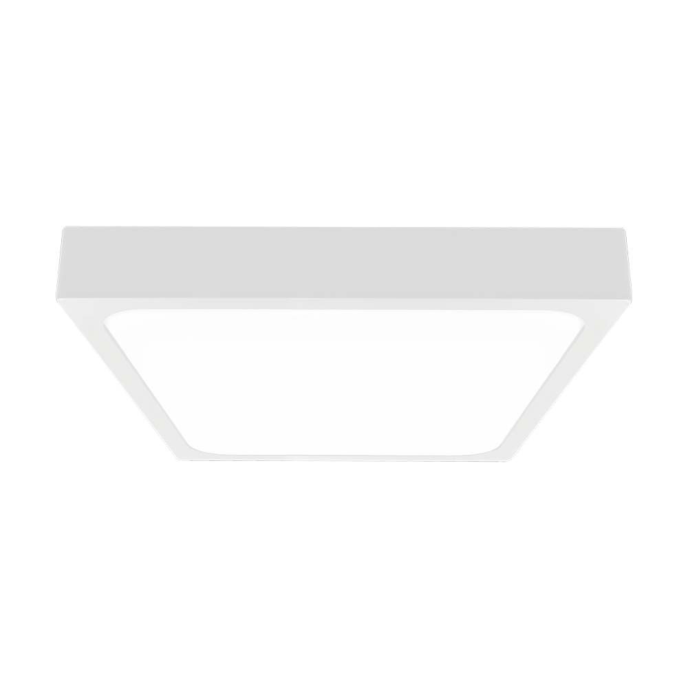 Vt 8624s Led Taklampa 24w Med Mikrovågsensor 4000k Fyrkantig Vit Ram Ip44 Kulör : Neutral