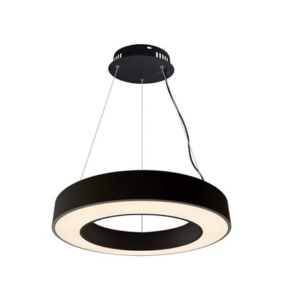Vt-7760 LED-lampa 50W - design, hängande, TRIAC dimbar, 4000K, svart