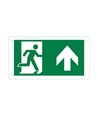 Skylt för utgångslåda - pil upp